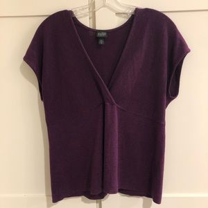 🏖 Eileen Fisher V-Neck Sweater Size PL